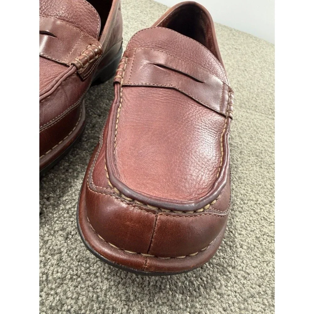 Timberland Shoes Mens 8M Smart Comfort System Brown Leather Penny Loafer